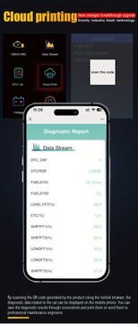 Автомобильный сканер OBD2 в режиме реального времени, профессиональный механик