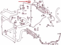 Mb ml w163 expansion бак to recirculating насос шланг lhd a1635013582 Цена, фото thumb