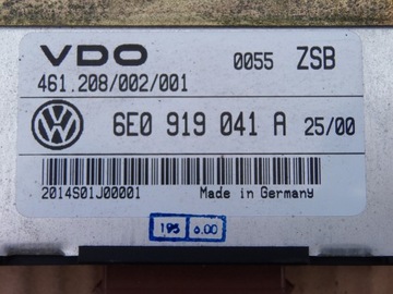 фото thumb №4, Блок управления модуль vw lupo arosa 6e0919041