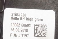 фото thumb №5, Volvo s90 mk2 салон панелі приладової панелі правий отвір вентиляційний 31366585