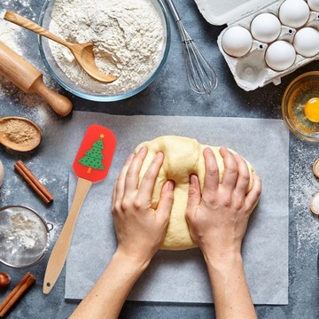 ШПАЛКИ ДЛЯ ВЫПЕЧКИ, НЕРЖАВЕЮЩАЯ ПОСУДА, РОЖДЕСТВЕНСКИЕ, СМЕШИВАНИЕ КРЕМА, 25X5X1CM, 4 ШТ.