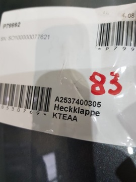 фото thumb №7, Спойлер, спойлер крышки mercedes glc a2537400305