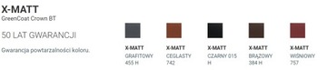 BUDMAT МОДУЛЬНАЯ СТАЛЬНАЯ черепица VENECJA X-MATT 455H