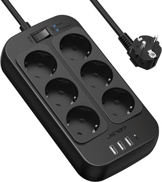 Опасность анти -религиозной USB -полоска JSVE Fast Зарядка