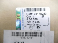 Расходомер воздуха opel astra h оригинальный номер 93178243 с Разборки, фото thumb