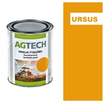 FARBA ŻÓŁTA lakier URSUS C-330 C-360 maska błotniki AGTECH 0,8l