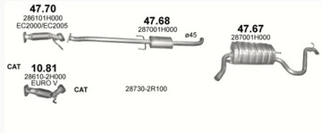 фото thumb №15, Kia cee`d 1.41.6 16v 2006-2009 3 i 5 дверь труба соединитель гибкие