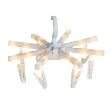 Lampka LED ze spinaczami do bielizny, klipsem, do
