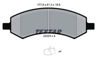 фото thumb №2, Гальмівні колодки гальмівні перед chrysler aspen dodge ram ram 1500 ram 1500