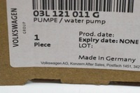 фото thumb №7, Audi a3 8p насос wody 03l121011g 2.0tdi nowa оригинальная