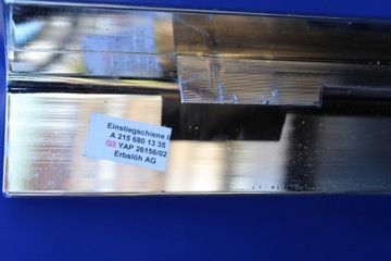 фото thumb №12, Планка накладка порогова ліва поріг оригінальний номер mercedes w215 c215 cl a2156801335