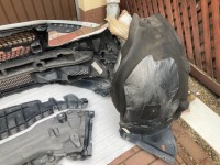 Mercedes w217 amg бампер перед 775 оригинал 217 подкрылок защита нижние Цена, фото thumb