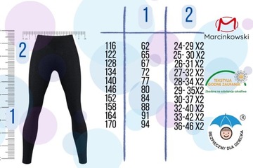 BAWEŁNIANE LEGGINSY GETRY 140 GETRY BAWEŁNA DZIECIECE DO SZKOŁY W-F
