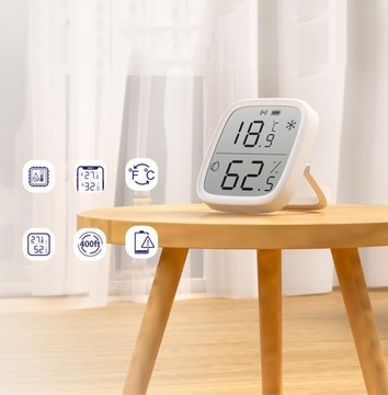 Tuya Wi-Fi Bluetooth ЖК-датчик температуры влажности
