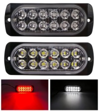 Фара задняя 12 led усиленная 12v-24v малый белый Оригинал, фото thumb