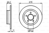 фото thumb №3, Тормозные диски тормозные колодки задняя bosch ford tourneo connect