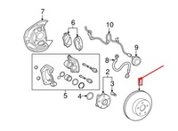 фото thumb №7, Lexus gs ls10 передня права диск гальмівна 4351230351 оригінальна