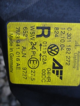 фото thumb №8, Лампа правий перед ксенон vw sharan рестайлінг alhambra 7m3941016ae