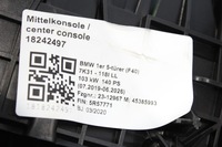 фото thumb №7, Тунель середній підлокітник schwarz сірий nić bmw f40 f44 2gc