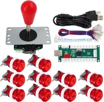 Кнопки DIY Kit для аркадного игрового контроллера с логотипом