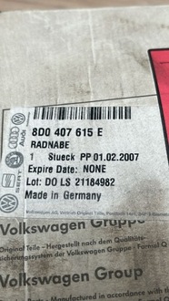 фото thumb №3, 8d0407615e ступица колеса оригинальный номер