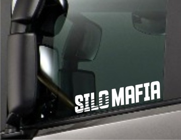 Naklejka SILO MAFIA na tira busa auto ciężarówkę szybę *Kolory *40cm
