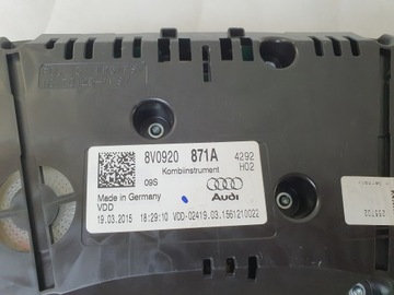 фото thumb №5, Спидометр манометр приборы audi a3 8v 8v0920871a