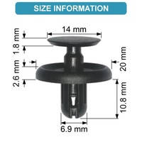 фото thumb №5, Obrotnica пластикова ø 7 mm toyota lexus scion 90915-yzzd3 90915-yzzd4