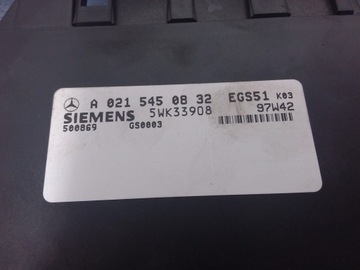 фото thumb №6, Mercedes w210 3.0d блок керування коробки коробки передач a0215450832 5wk33908