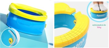 PrimaBobo Туристический горшок BANANA складной Turq