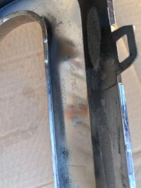 Хром решітка радіатора молдинг бампера передній перед peugeot 2008 12- 1269581x Зі Шроту, фото thumb