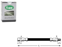 Купити Lpr шланг гальмівний 803611707 443611775f hos3173, фото thumb