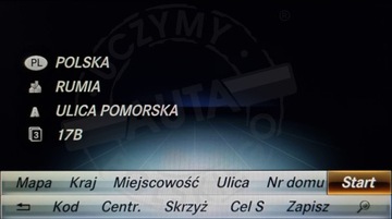 MERCEDES S-KLASA A217 ПОЛЬСКОЕ МЕНЮ LECTOR REGION