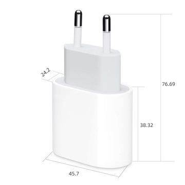 БЫСТРОЕ ЗАРЯДНОЕ УСТРОЙСТВО USB-C 20 ВТ ДЛЯ IPHONE IWATCH SAMSUNG
