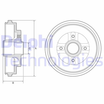 фото thumb №3, Барабан гальмівний зад justy iii ignis ii 03-07
