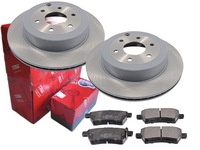 фото thumb №1, Гальмівні диски гальмівні колодки trw задня nissan pathfinder iii 308mm