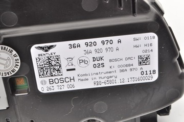 фото thumb №6, Bentley bentayga 4.0 tdi спидометр приборы 36a920970a англичанин