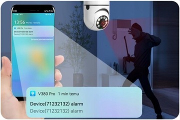 Камера наблюдения в домашней квартире FULL HD E27 с лампочкой WiFi в ночном режиме