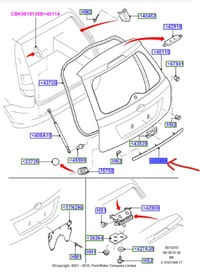 фото thumb №1, Накладка крышки багажника ford fusion 2005-2012