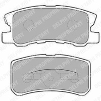 фото thumb №2, Тормозные диски тормозные колодки задняя delphi mitsubishi grandis