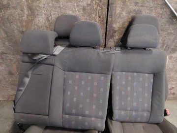 фото thumb №7, Сиденья комплект левый правый диван зад + обшивки + подлокотник opel vectra c