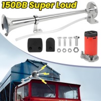 фото thumb №10, Сигнал клаксон сигнал сигнал хром с kompresorem bardzo громкий 12v 44.5cm