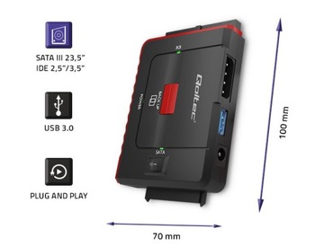 АДАПТЕР USB 3.0 ДЛЯ IDE SATA HDD SSD 2,5