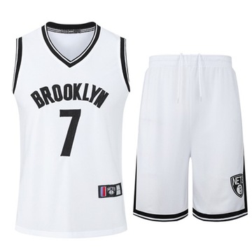 NETS NO. 7 DURANT EMBROIDERED JERSEY KOSZULKA DO KOSZYKÓWKI KOMPLET