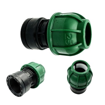 Соединитель с резьбовой муфтой PE 25 x 1