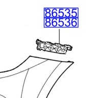 фото thumb №1, Hyundai оригинальный номер 86513-2y000 направляющая бампера