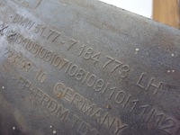 фото thumb №5, Молдинг порог левая bmw serii 5 f10 f11 2010-