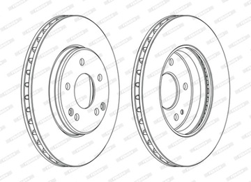 фото thumb №2, Диски тормозные колодки ferodo перед lexus gs ii, is i