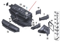 фото thumb №9, Bmw 6 f06 передняя часть радиатор air воздуховод 51647211508 7211508 2016