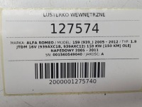 Дзеркало внутрішнє alfa romeo 159 європа Зі Шроту, фото thumb